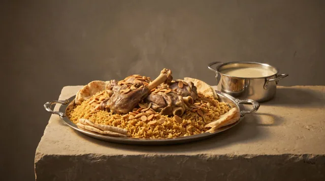 تصوّر بصري للمنسف؛ حجم الطلب وتفاصيله على طلبات